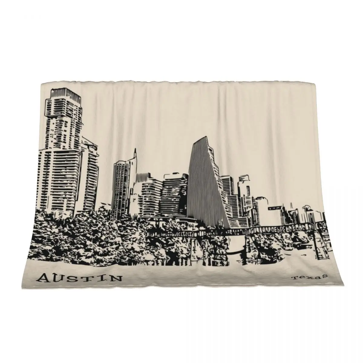 

Austin Texas Throw Blanket Summer Beddings Hairys Sofa Quilt Blankets