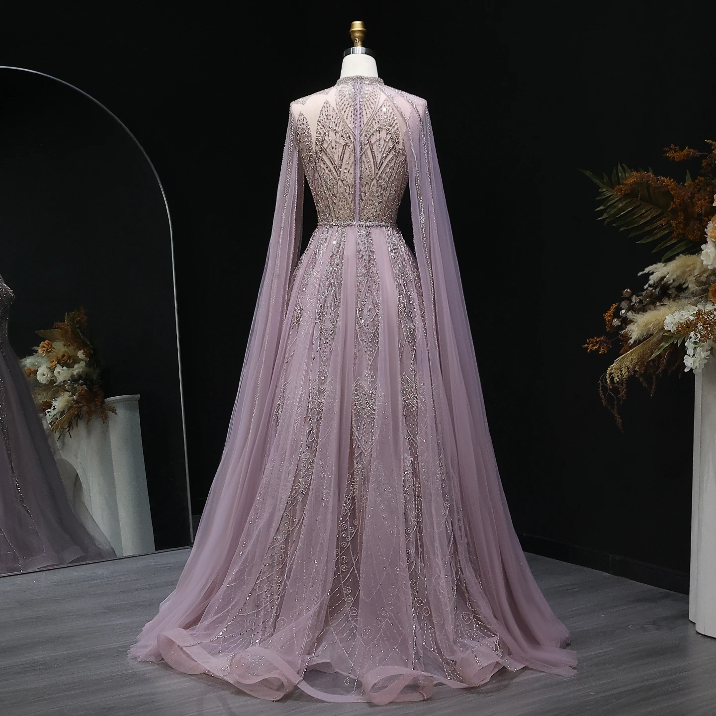 ezra lace maxi dress - ivory Ezra Lace Maxi Dress / Ivory | MESHKI main image 0