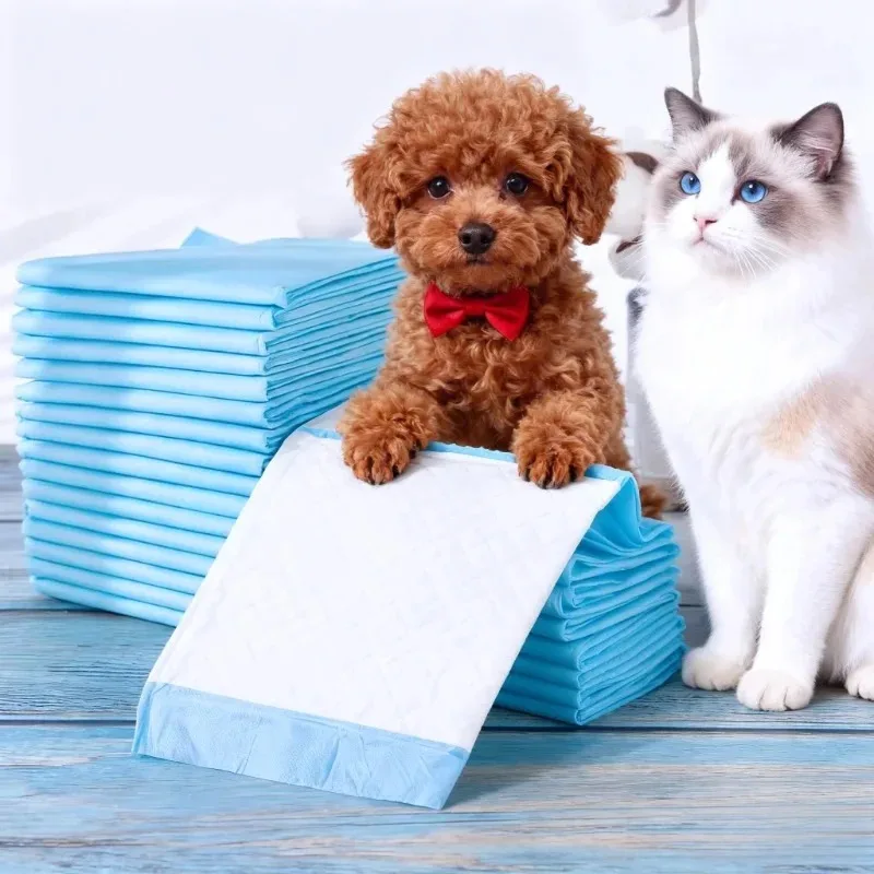 20PCS Disposable Pet Training Pads, Absorbent Diaper Cushion Mats for Dogs Cats Rabbits, Indoor Pet Toilet Cleaning Supplies - view 3