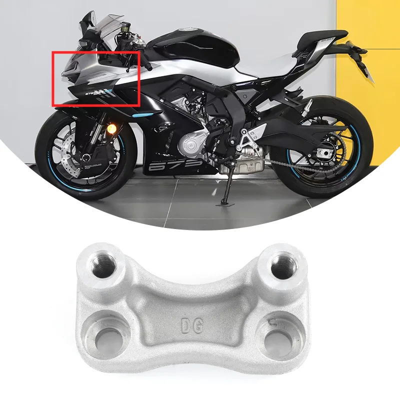For CFMOTO 675SR-R Headstock Lock Mounting Bracket 650 SR SRS675 CF650-10 Motorcycle Accessories Original Parts