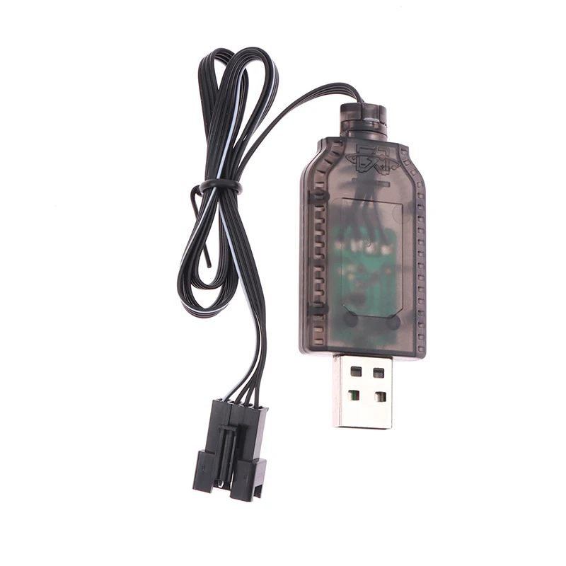 Adaptador de carga inversa de batería de iones de litio SM4P de 7,4 v para coche eléctrico de juguete, cargador de excavadora E561, Cable USB