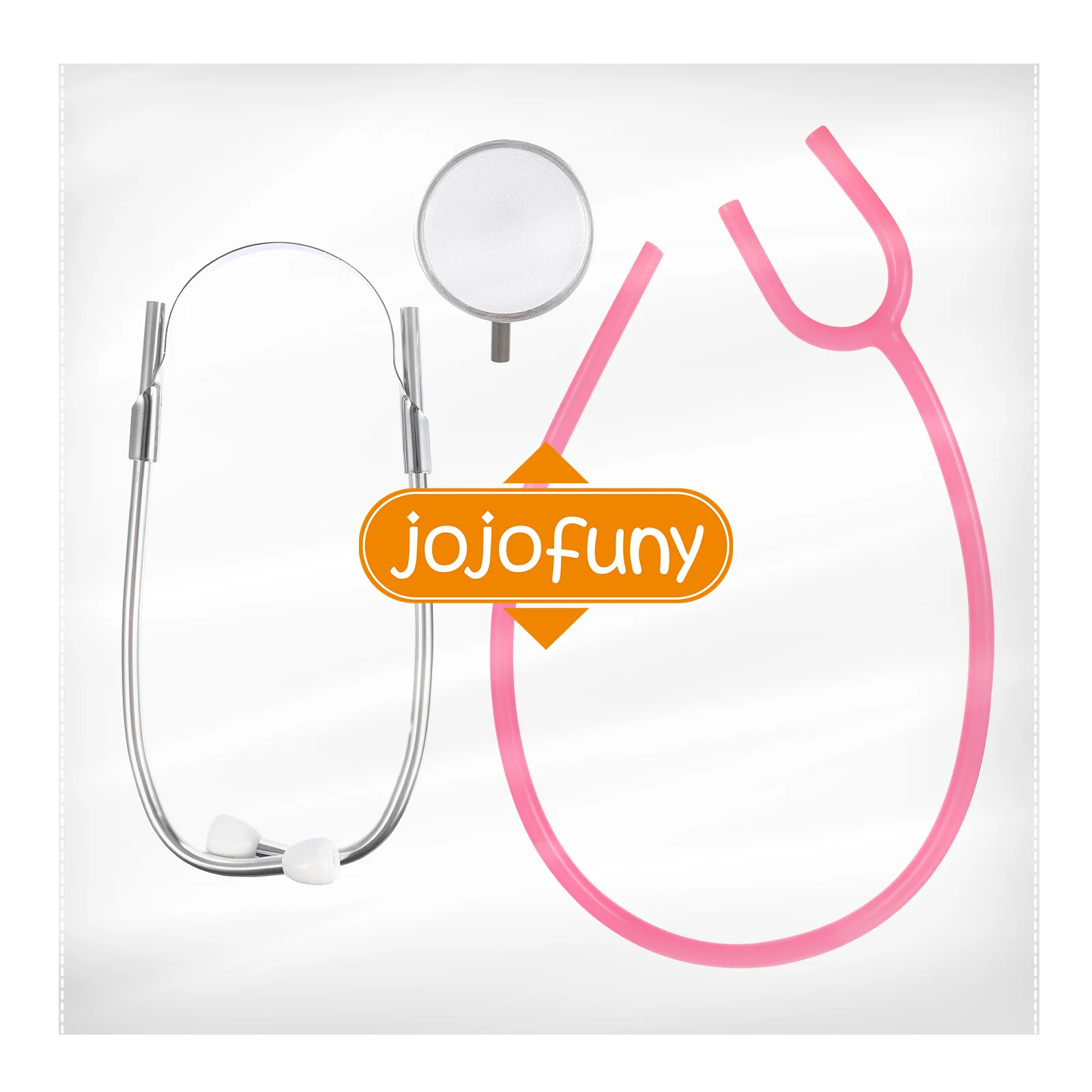 Stéthoscope de Simulation d'infirmière pour enfants, modèle en aluminium rose, médecin pour enfants