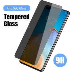 Anti-Spy Tempered Glass for HUAWEI P50 P30 P20 Lite Pro Private Protective Glass for HUAWEI Y9S Y9 Prime 2019 P Smart 2021 Glass