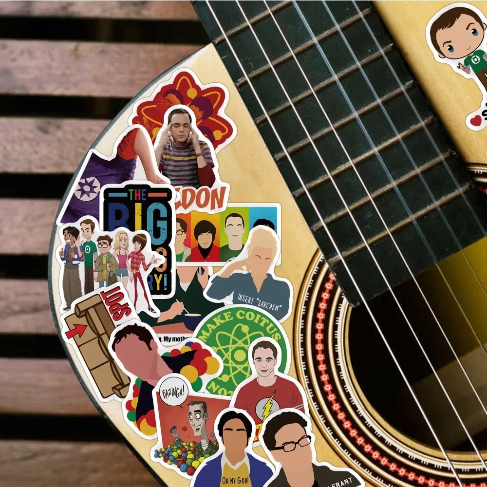 100 قطعة نظرية الانفجار الكبير المسلسلات التلفزيونية ملصقات مائي للأمتعة سيارة محمول الثلاجة سكيت مقاوم للماء الاطفال ملصق اللعب الهدايا