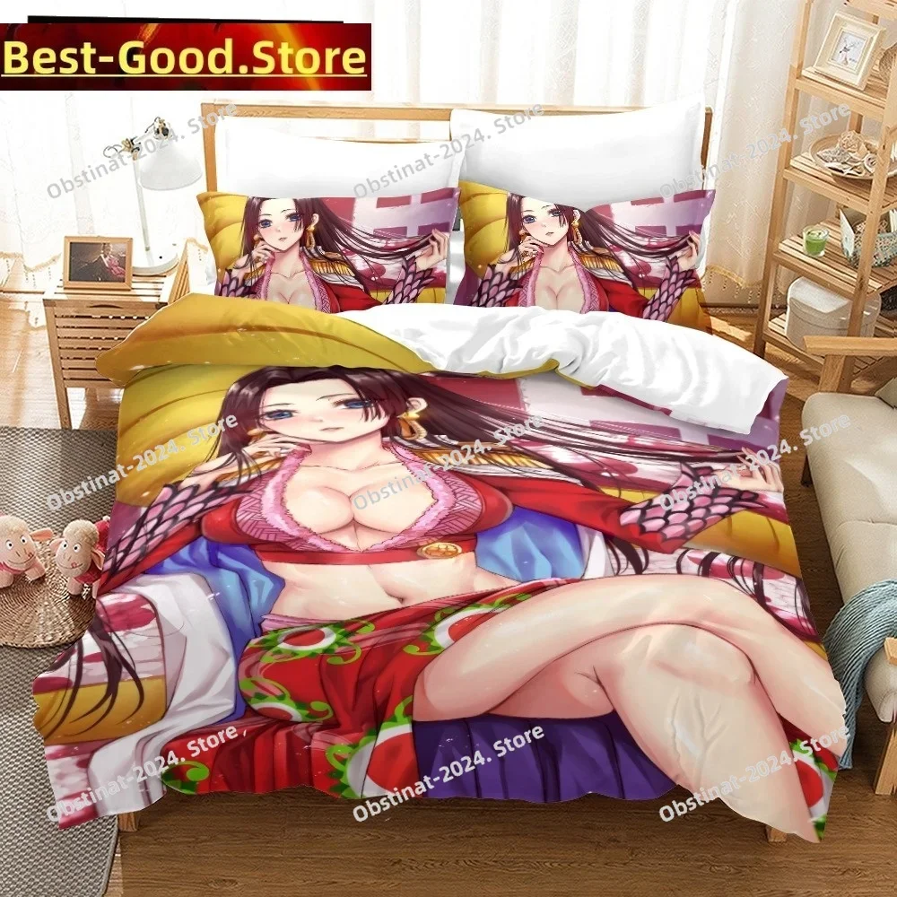 

Boa Hancock Bedding Set Single Twin Full Queen King Size Queen Empress Bed Set Aldult Kid Bedroom Duvetcover Sets 3D Print 013
