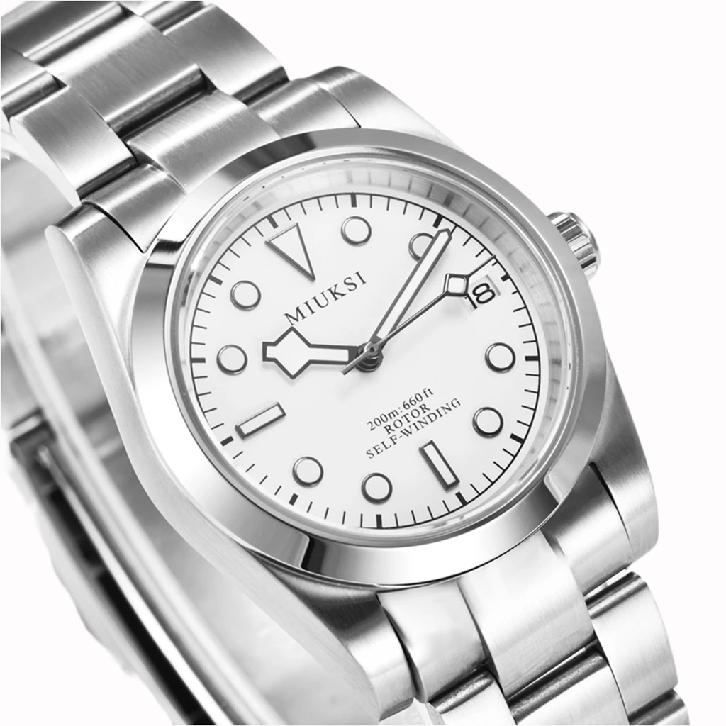 Miuksi 36mm 39mm NH35 Mechanical Watch For Men Watch Automatic Sapphire Stainless Steel Luxury Waterproof Wrist - view 3