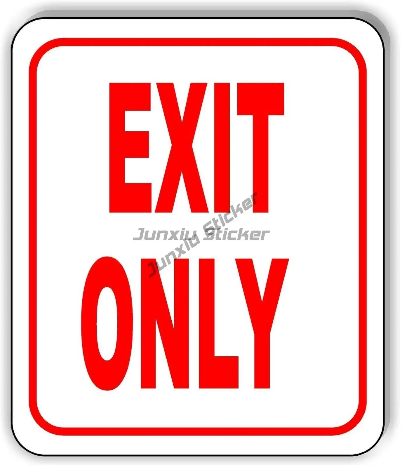 

EXIT ONLY Sign metal outdoor sign parking lot sign long lasting Scratch-Proof Sunscreen