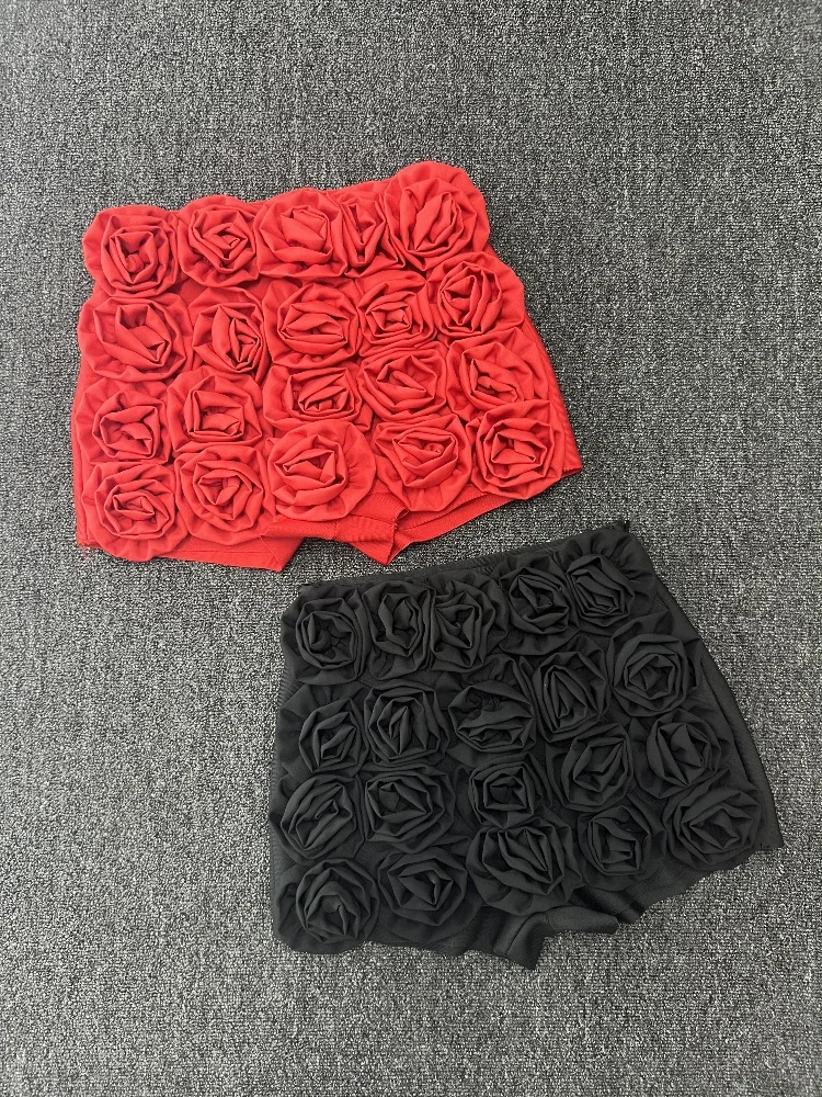 

INS Summer New Hot Sale Women Stereoscopic Flower Bandage Shorts High Street Sexy Slim Skinny Party Shorts