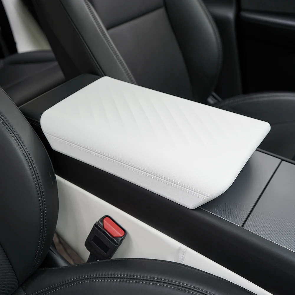 TPE Soft Case Center Console  Lid for Tesla Model Y Juniper Launch 2025 Model 3 Highland 2024  Central Armrest Cover Accessories