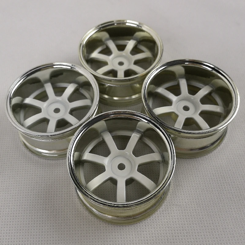 4pcs 3/6/9mm Offset RC Car 1/10 Scale Plastic Wheels Rims Drift On road Touring Model Hobby