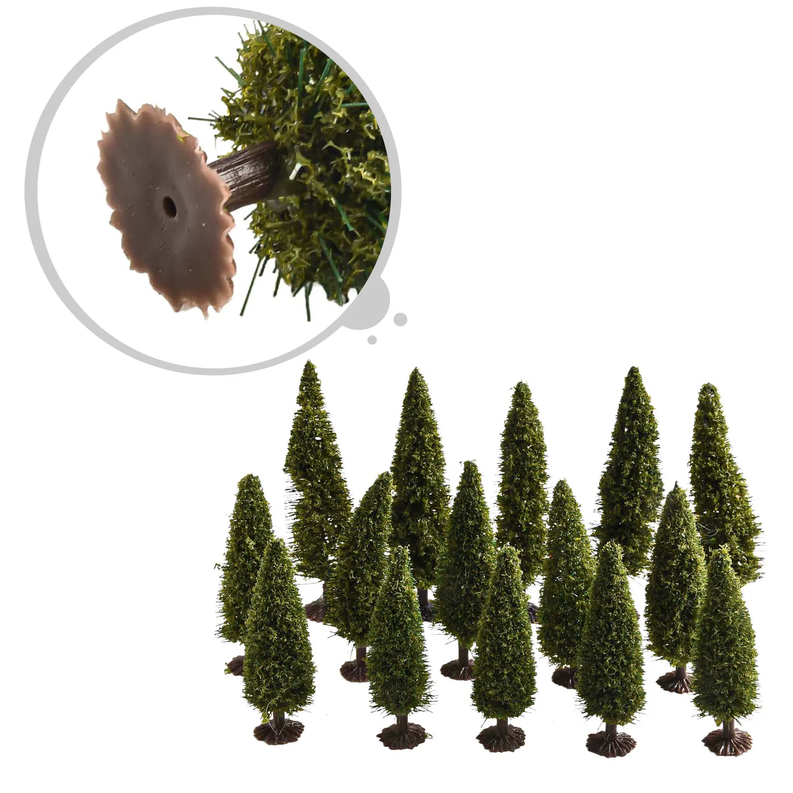 Crafting Projects 10 Cm Diorama Trees Christmas Village Model Trees Christmas Christmas Village Trees Variety Of Sizes