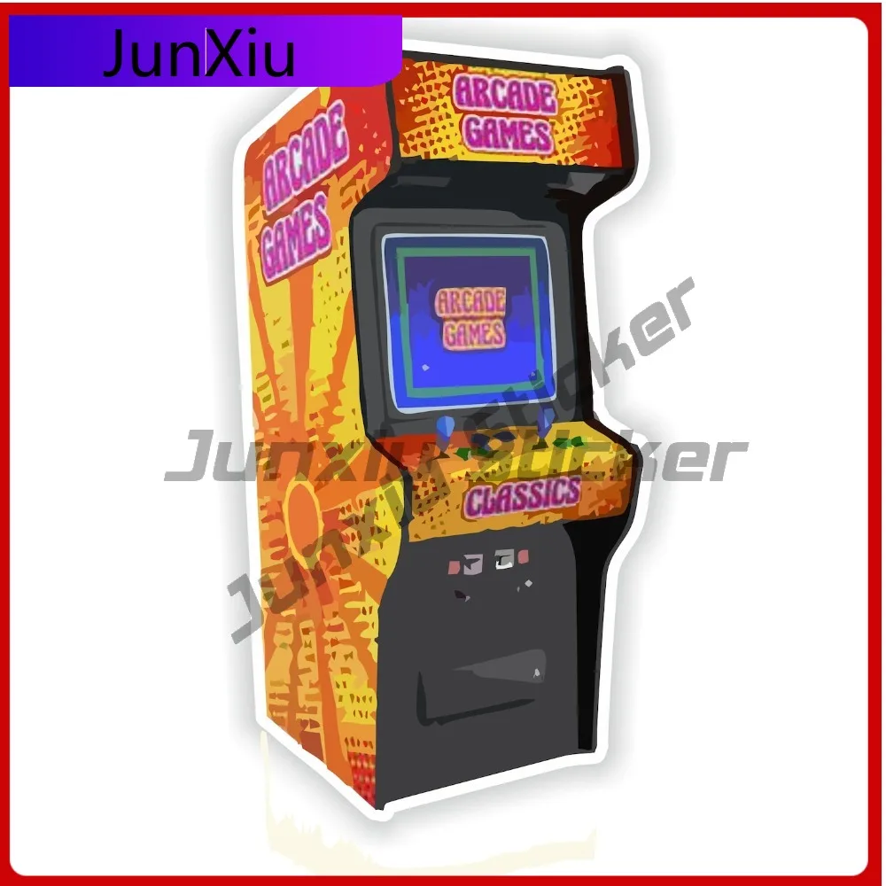 

Arcade Retro Game Trendy Vehicle Body Decor Applied To Vehicle Exterior Bodywork And Glass