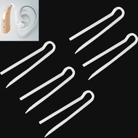 10pcs Hearing Aid Tubes Flexible Type R BTE Earmold Hearing Aid Tubing Replacement Preformed Hearing Aid Tubing Wholesale