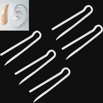10pcs เครื่องช่วยฟังหลอดยืดหยุ่นประเภท R BTE Earmold เครื่องช่วยฟังท่อเปลี่ยน Preformed เครื่องช่วยฟังท่อขายส่ง
