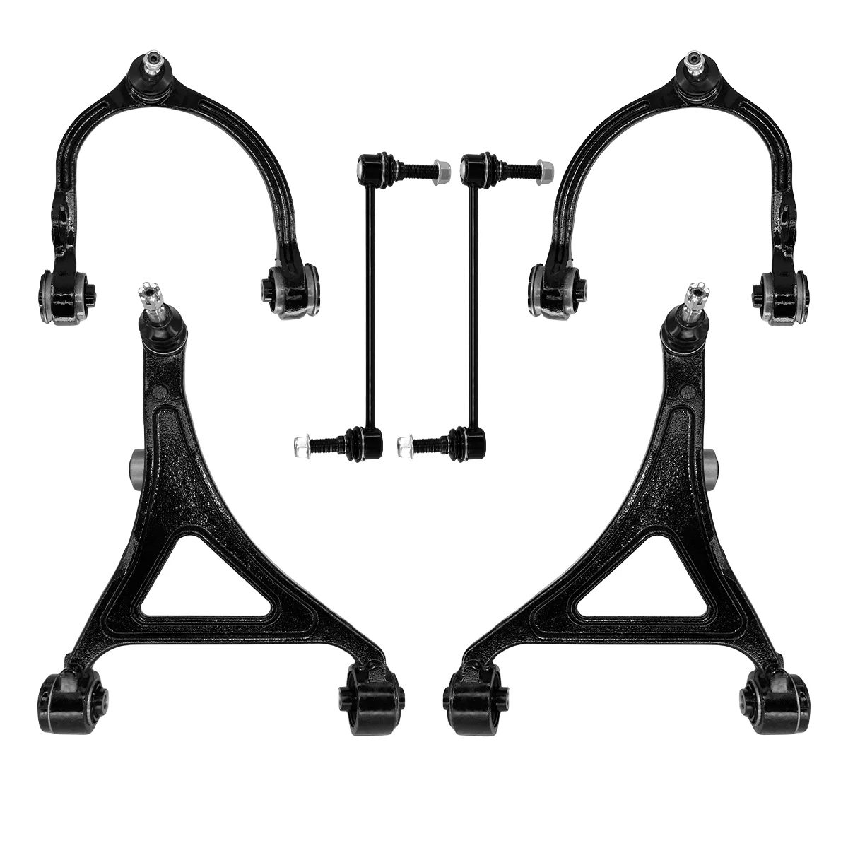 

Svenubee 6pcs Front Lower Upper Control Arm Stabilizer Link Set for Chrysler 300 Dodge Charger Challenger 2012-2022
