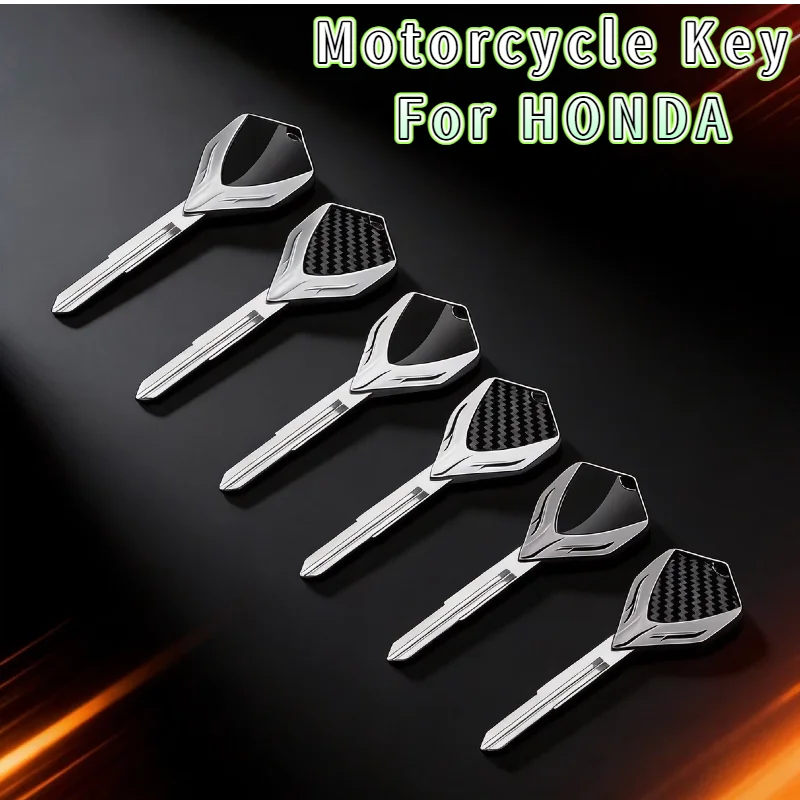 Blank Motorcycle Key Accessories For Honda CB1300 CBR300RR NC750X 750S CBF1000  NT700V Hornet Varadero VTX1800 X11 Deuville