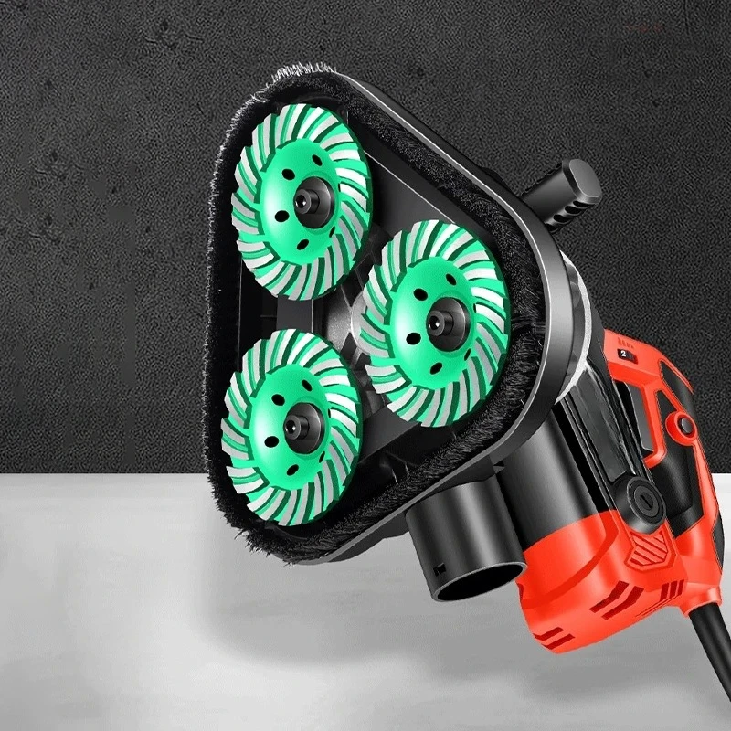 GS-250 220V Industrial Handheld Electric Terrazzo Machine Floor Polishing Wall Sanding Tools Stone and Concrete Sanding