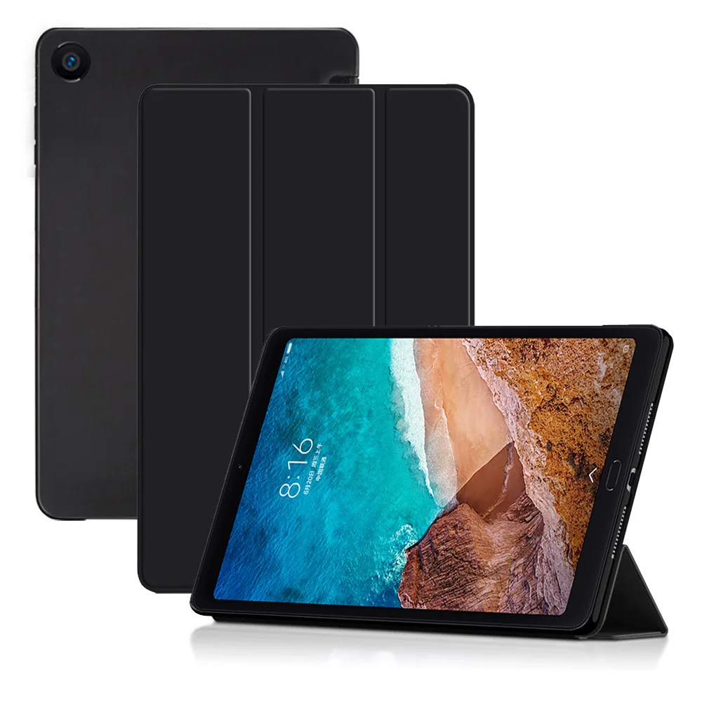 

Case for Xiao Mi Pad 4Plus 10.1-inch tablet case protective leather case, portable, all inclusive, bracket, TPU soft shell