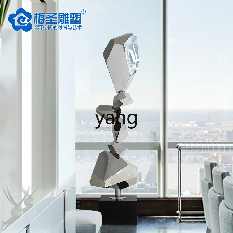 LMM Stainless Steel Sculpture Hotel Lobby Sales Office Large Sculptured Ornaments Crafts
