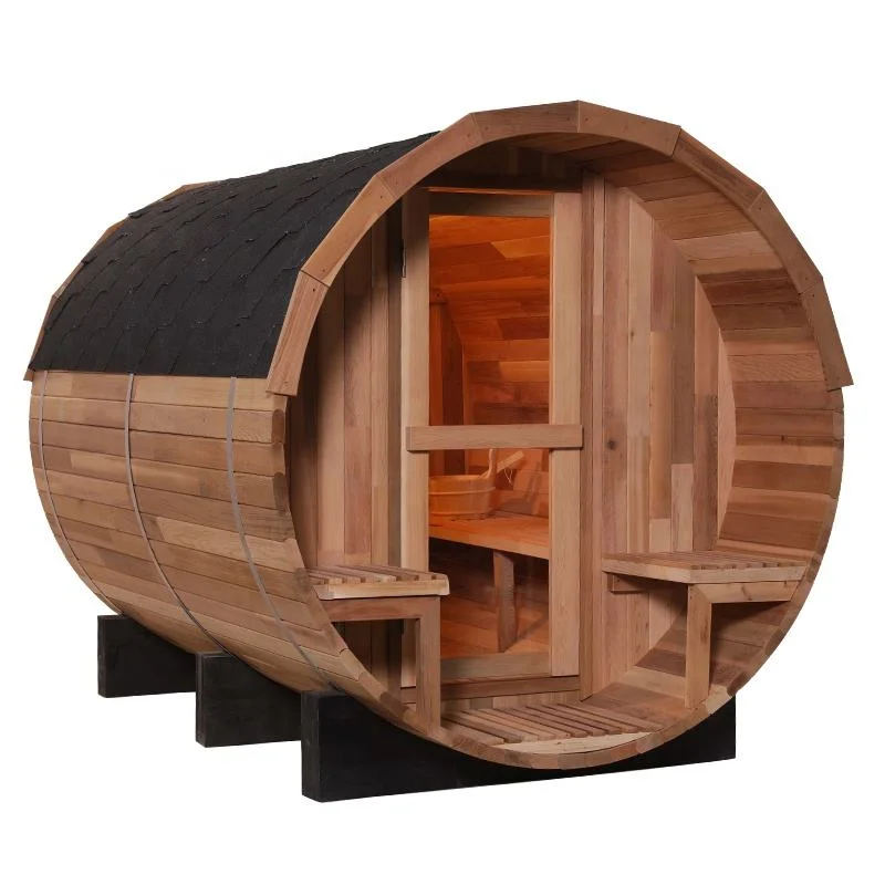 

STLFHigh Quality Outdoor Medium Size Sauna Room Custom Traditional Steam Solid Wood Villa Sauna Room