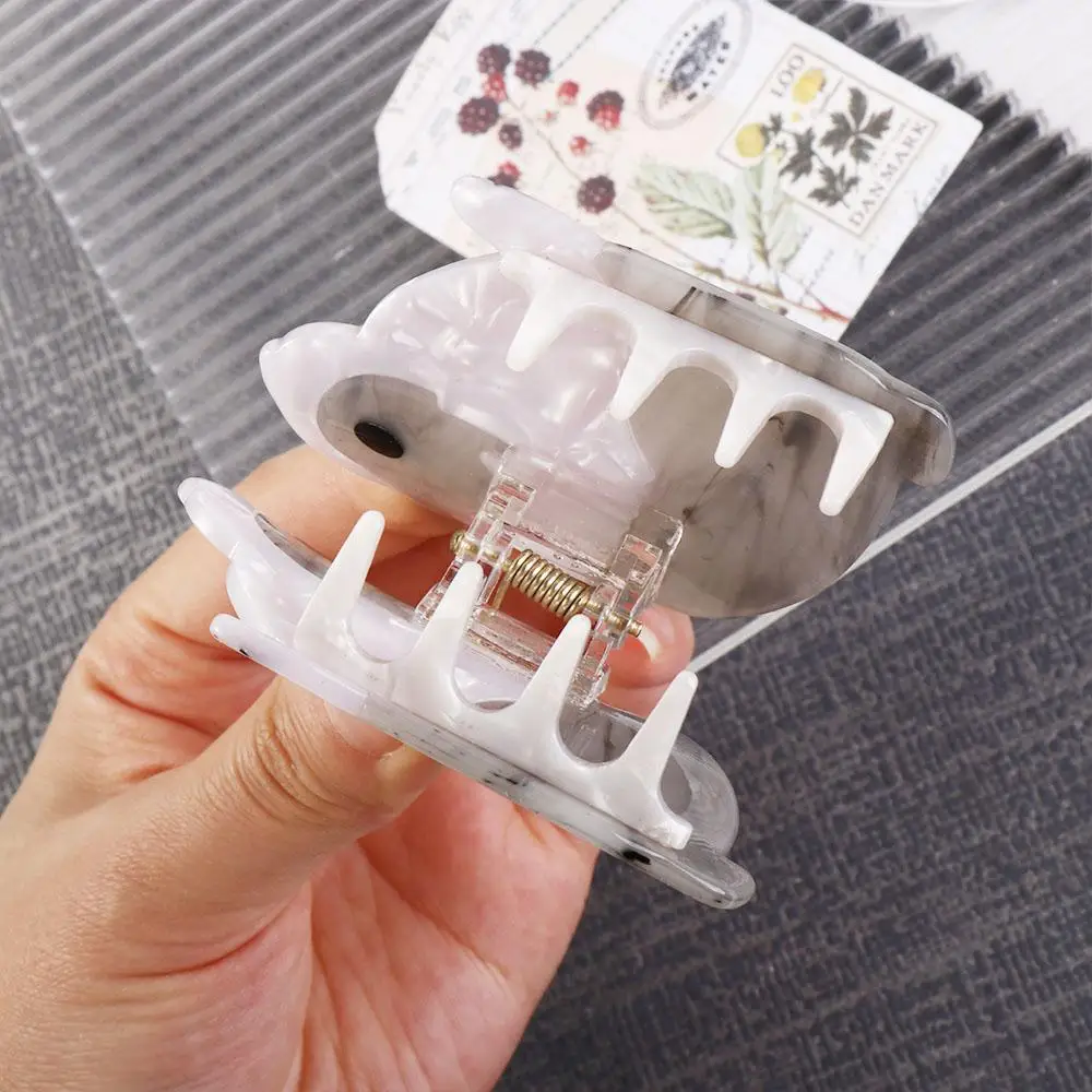 

Заколка-краб для волос в корейском стиле с кроличьим хвостом, аксессуар для волос для женщин, заколка-зажим для хвоста, украшение для волос