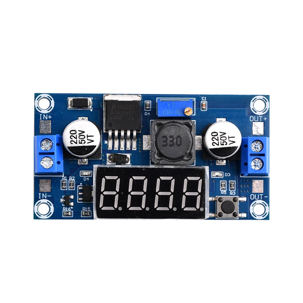 LM2596D DC-DC DC Adjustable Step-down Power Supply Module Regulator Board 3A DC 4-40V To DC 2-36V DC Voltage Stabilizer Volt