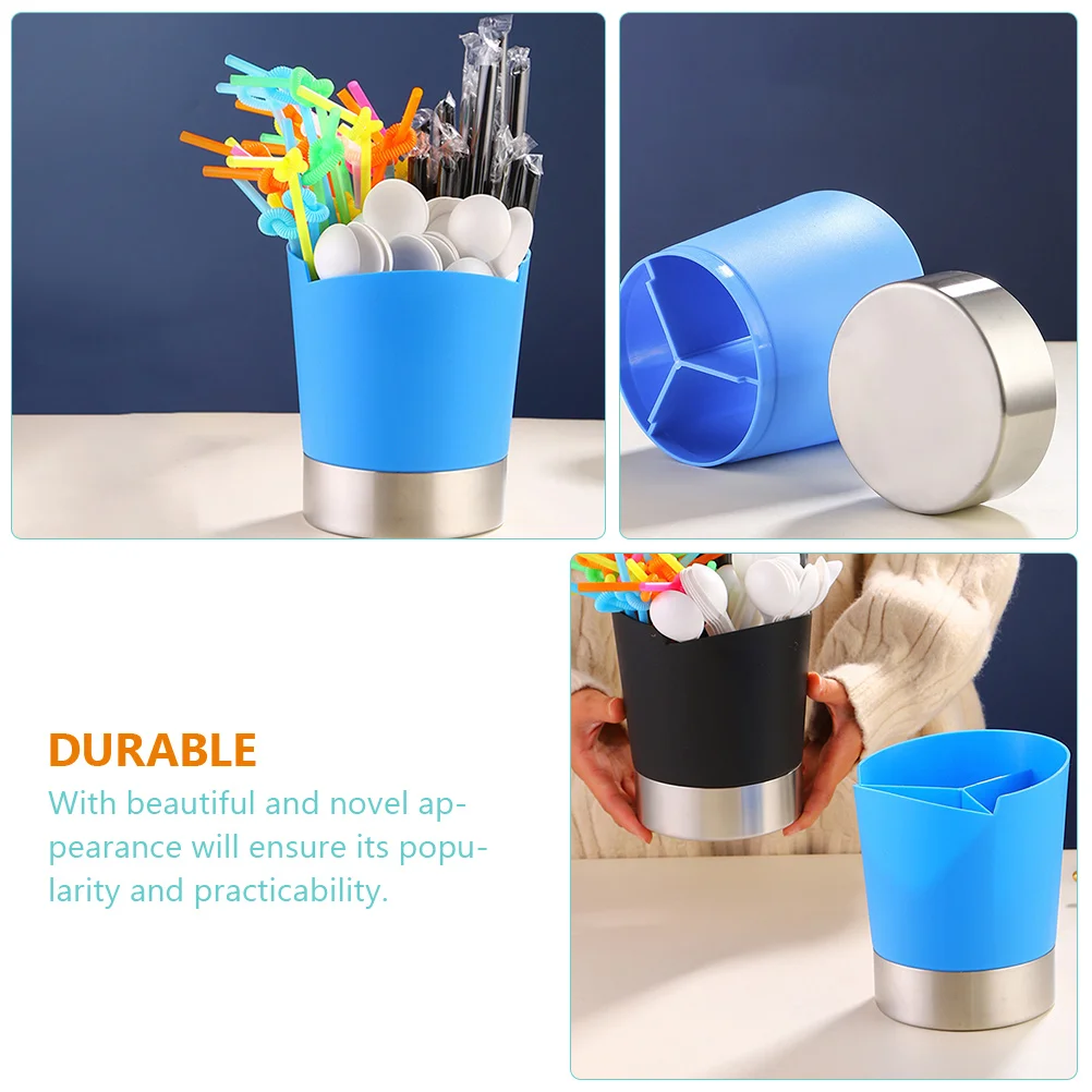 

Storage Box Kitchen Utensil Holder Silverware Countertop Cute Serving Spoon Cutlery Table for Dining Spoons and Forks Utensils