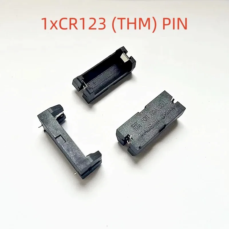 CR123A 16340 SMD SMT THM uchwyt na akumulator nylonowy LIR123A pojemnik na baterie ognioodporny typu Pin pozłacana łatka