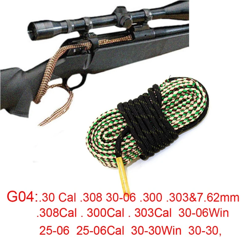 تتحمل الأفعى الأنظف Boresnake بندقية تنظيف عدة عيارات بندقية مسدس برميل فرشاة ل 5.56 مللي متر/.223/.22/9 مللي متر/كال.380/12 GA/. 30 كالور #3