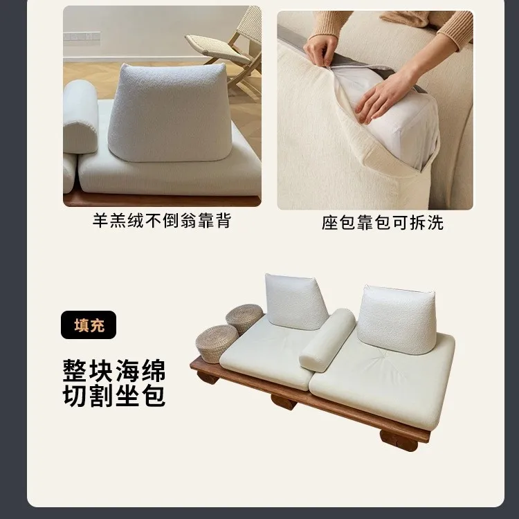 와비 샌디 윈드 거실 올 원목 소파 스트레이트 로우 더블 트리플 레저 로그 소파