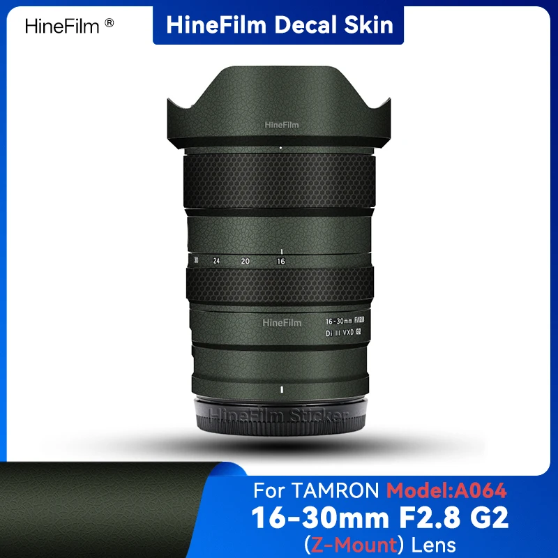 Hinefilm Skin for Tamron 16-30mm F2.8 G2 for Nikon Mount Lens Decal Skin for Tamron 16-30 F2.8 G2 Lens Wrap Cover 16 30 Skin