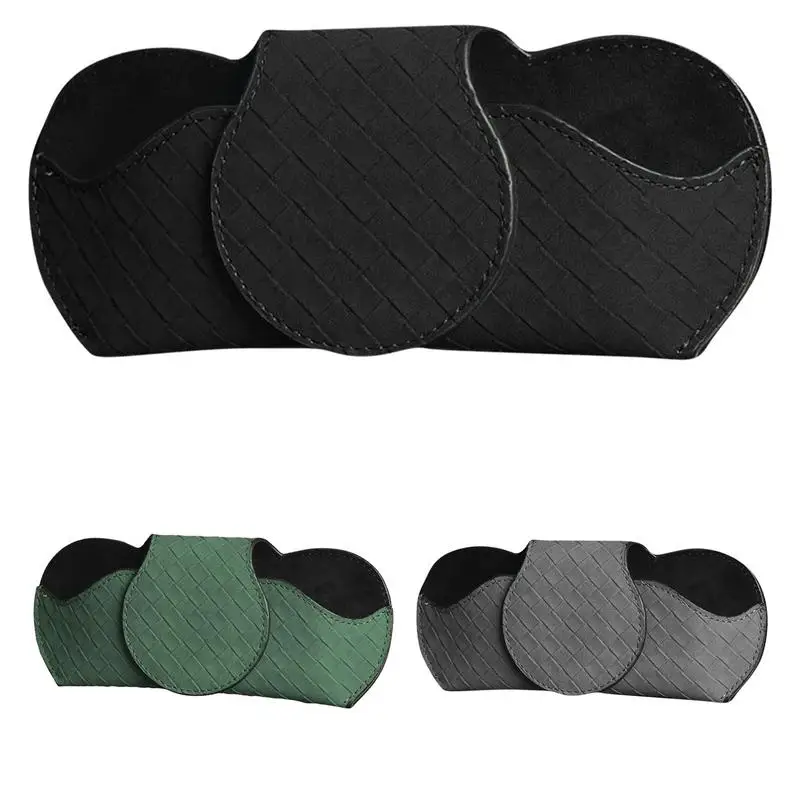 

Car Sunglasses Holder High Quality Car Eyeglass Case Foldable Sunglass Soft Glasses Holder Organizer For Cars Interior Accessory