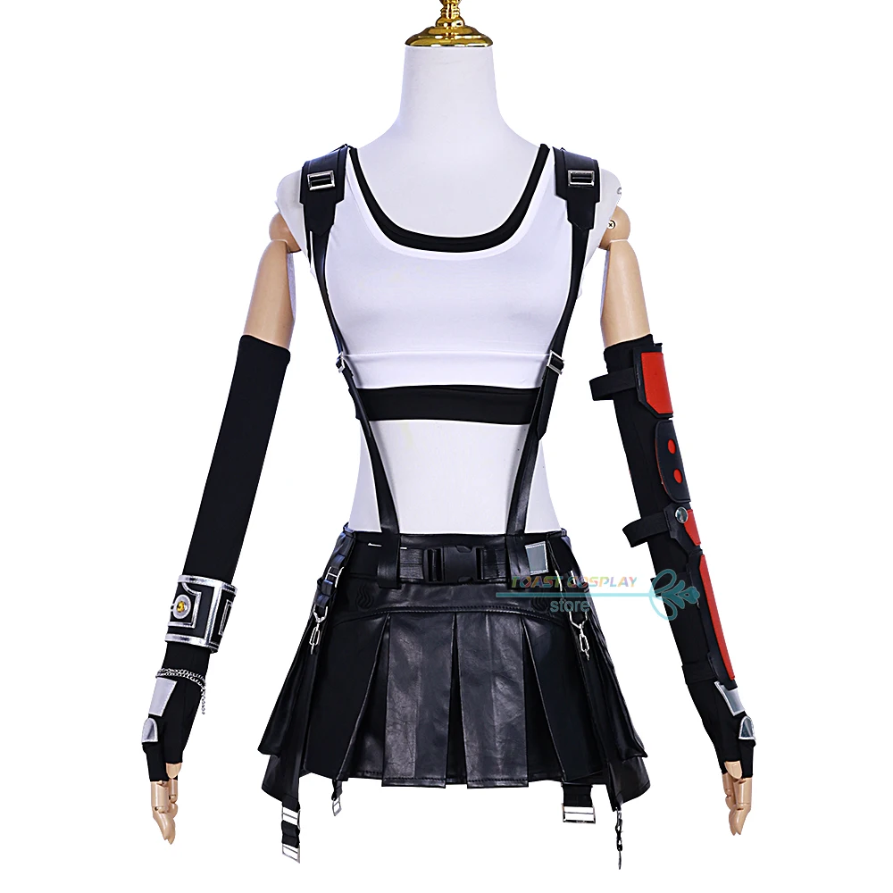 FF VII Tifa Cosplay Costume Game Cosplay Costume Tifa Lockhart Anime Role Play Halloween Party Suits