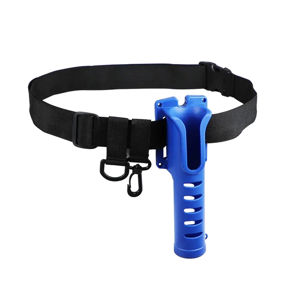 

1pc Fishing Waist Rod Holder Belt Adjustable Pole Holster Fish Pole Tube Clamp Holder Belt Nylon Fishing Tools Pesca Tackle