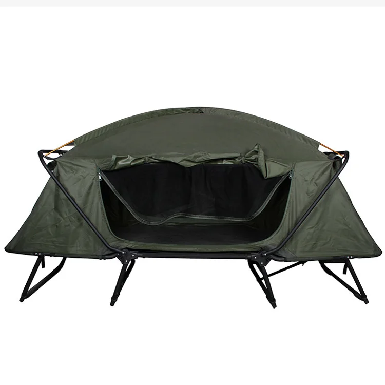 

Canvas off Ground Car Roof Tent Outdoor Aluminium Fold Fishing Camping Waterproof Tent Bed