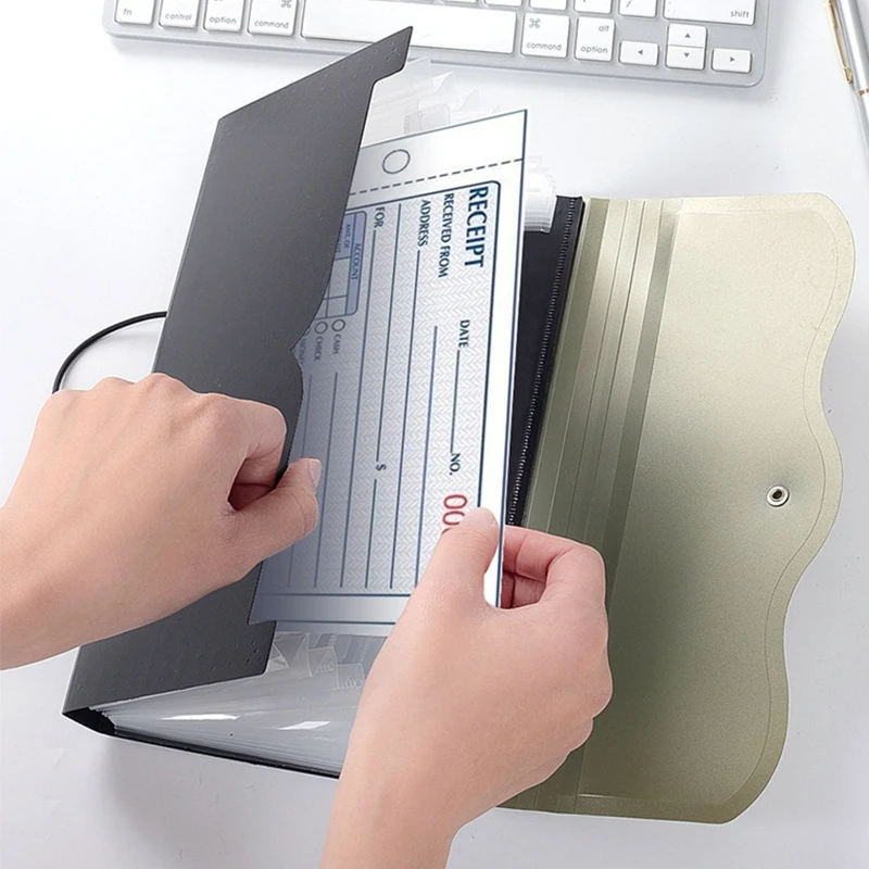 B5 Accordion Folder Expanding File Wallet Document Organizer Case Receipt Folder