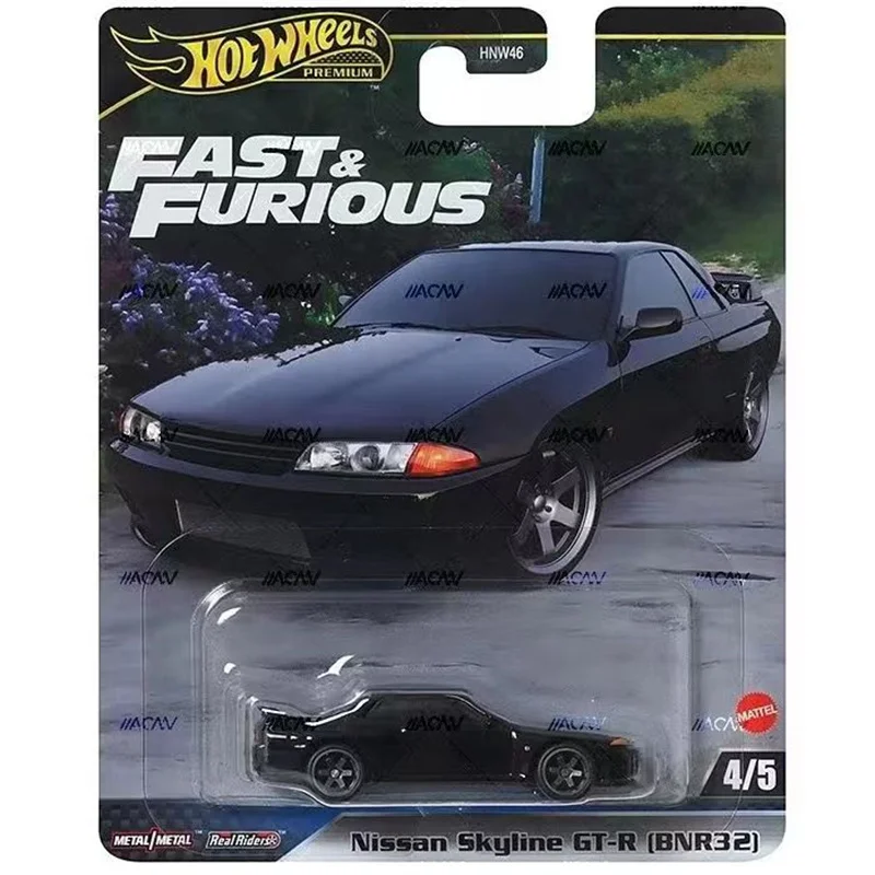 Original Hot Wheels Fast & Furious Series Sport Car  2003 Honda Toyota AE86 Ford Premium Models Toys for Boys Nissan Skyline Set