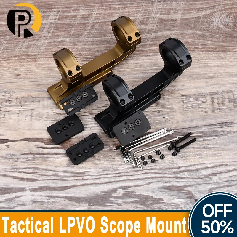 Tactial Metal Sight LPVO Offset Optic Mounts Base AR15 Hunting Airsoft Accessroies Rings RMR For 20MM Picatinny Rail Mount Base