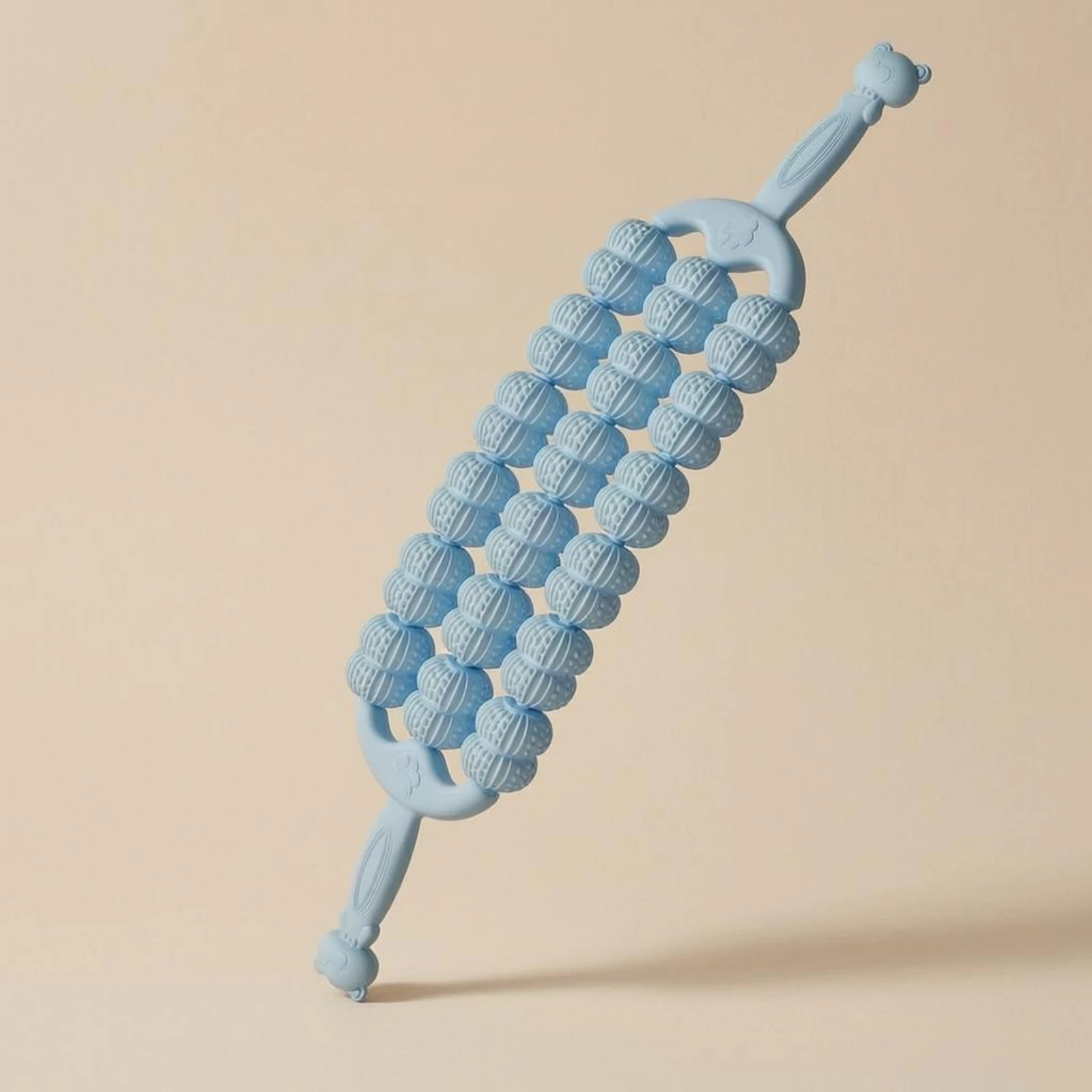 

Bear Handle Massage Roller Textured Curved Body Massage Roller Wellness Aid Easy to Use Circulation Enhance
