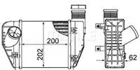 Store code: CI423000S for TURBO radiator/AVANT A6 200 tdi tfsi (× 62)