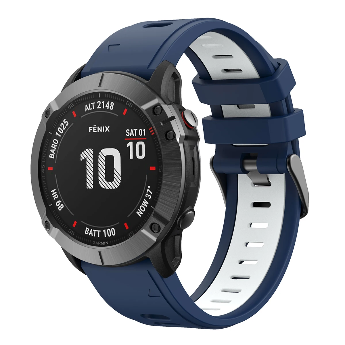 Repuesto de pulsera para reloj inteligente, Correa deportiva oficial de dos colores, igual párrafo, Garmin EPIX /Garmin Feni x7 x 6