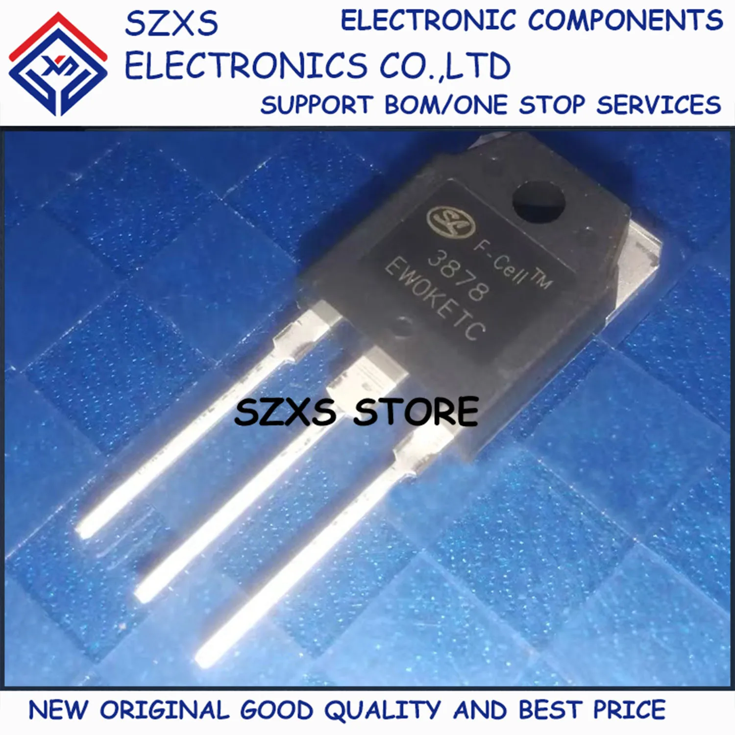 

New Original 10Pcs SVF3878PN 3878 TO-3P 900V 9A MOSFET Field-Effect Transistor In Stock Electronic Components Good Quality