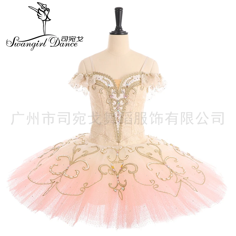 Girl Sleeping Beauty Princess Dress Ballet tutu Competition Professional Costumes Classical Pancake tutu BT4266