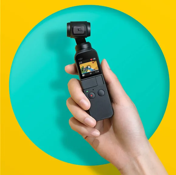 

Cinematic mini Handheld Stabilizer Osmo Pocket with 4K camera