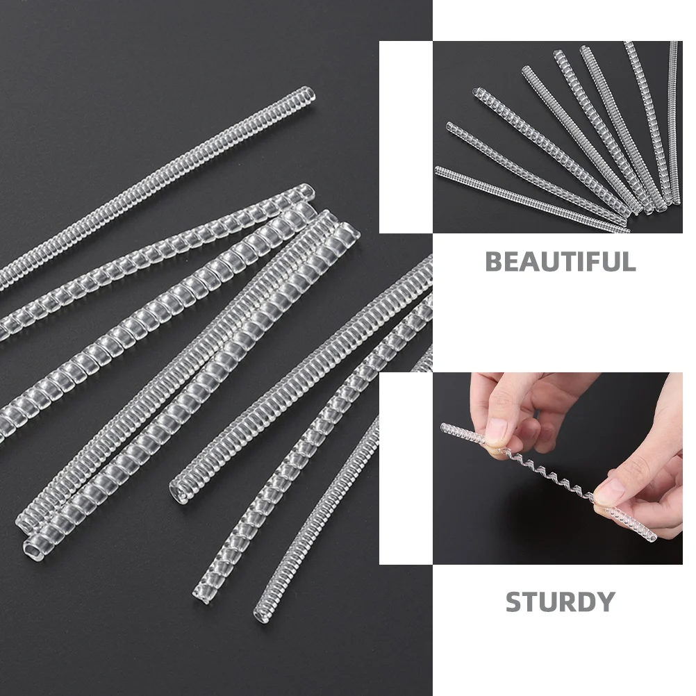 

12Pcs Transparent Invisible Ring Size Adjusters Adjustable Ring Resizer Tightener Guard Jewelry Supplies Jewelry Resizing Tool