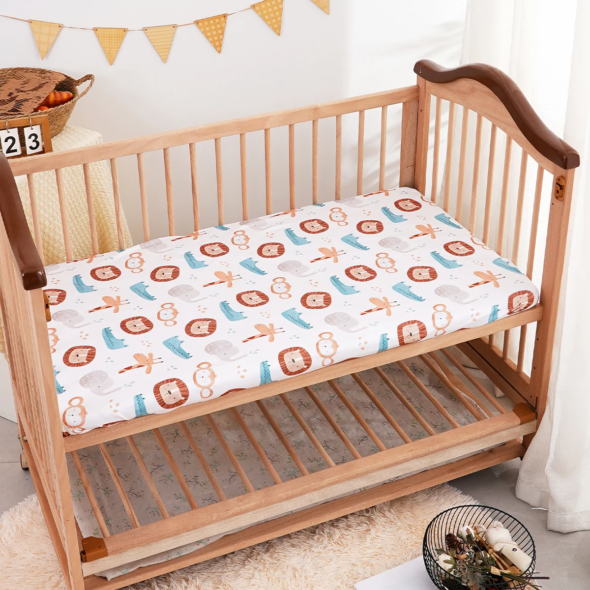 كانجوبيبي # حياتي الناعمة # تصميم جديد 100% بوليستر غطاء سرير للأطفال حديثي الولادة مقاس 70 × 130 سم #1