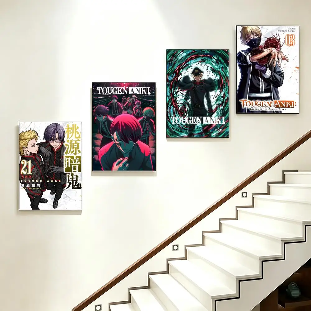 anime Tougen Anki Poster Poster HD  Printing Soothing and Cream Style Home Decor for the Living Room cafes Gift Giving