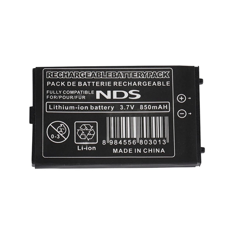 NTR-003 NTR-001 akumulator 3.7V 850mAh akumulator litowy do konsoli do gier Nintendo NDS NTR003 baterie zamienne — zdjęcie produktu 3