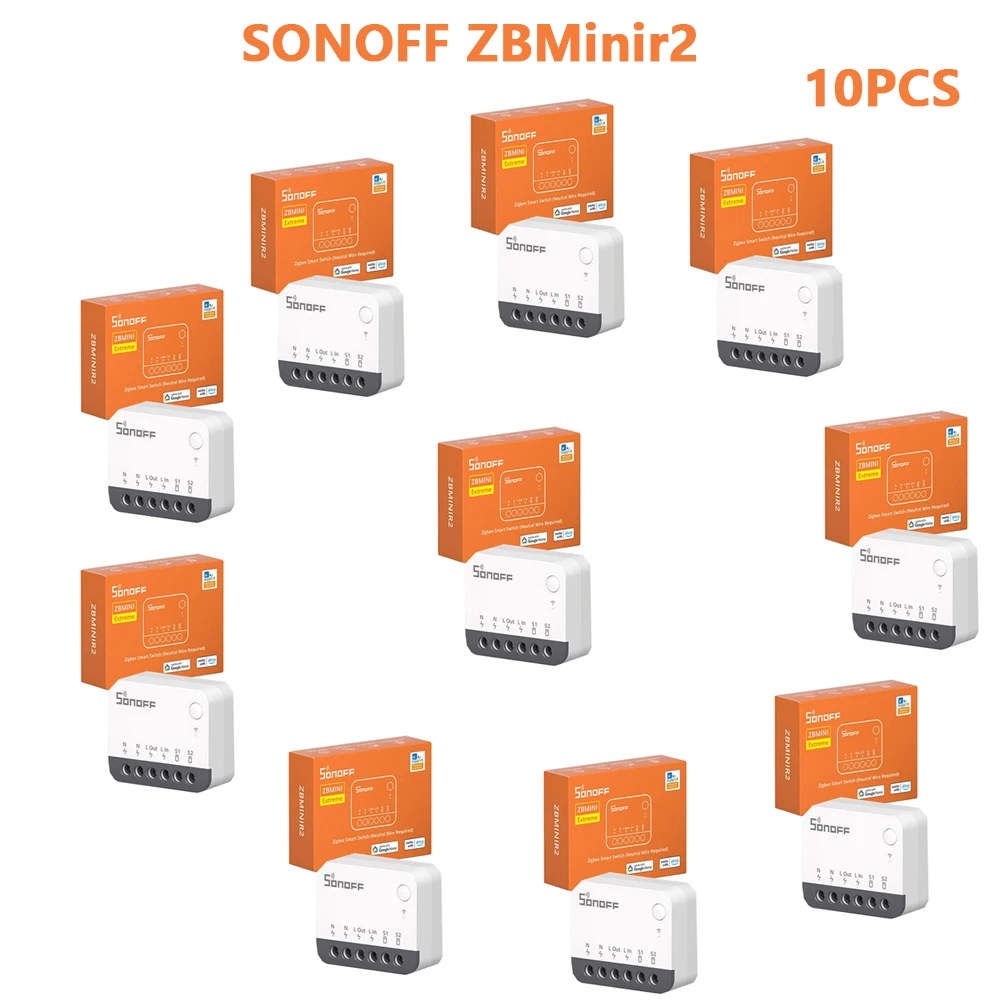 SONOFF ZBMinir2 Zigbee Mini Smart Switch Neutrale Draad Vereist eWelink Interruptor inteligentes Zigbee Schakelaar Smart Home Module