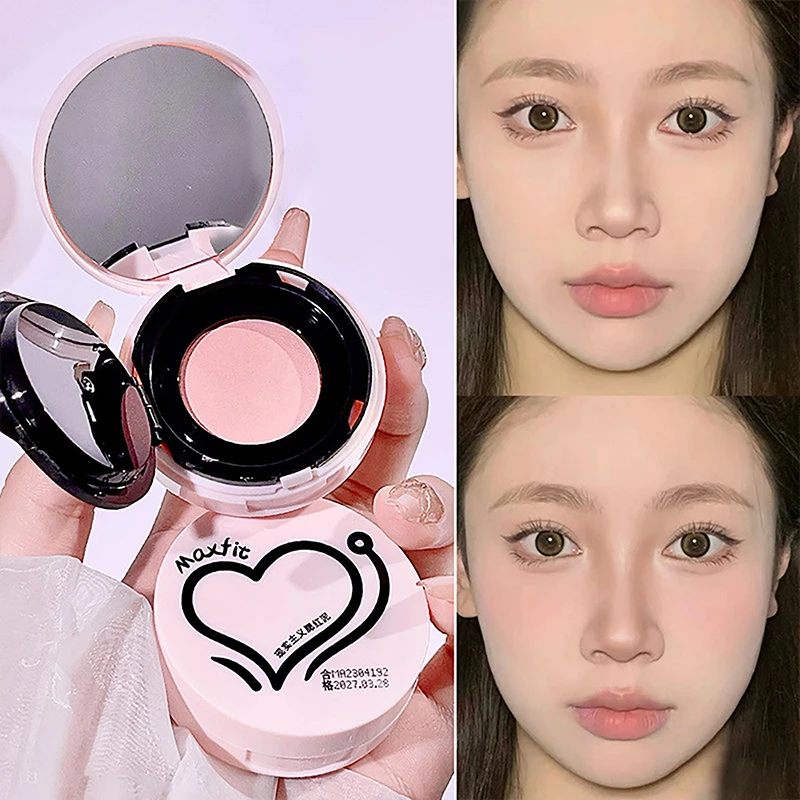 Air Cushion Blusher Low Saturation Face Contour Cheek Rouge Lasting Shading Matte Cosmetics Rubor Brighten Lip Cheek Milk Blush